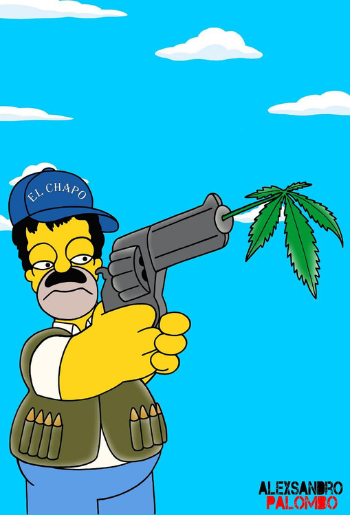 Photo of «El Chapo» llegó a Los Simpson (+ Fotos)