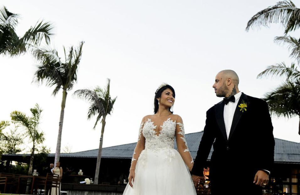 Photo of Nicky Jam y Angélica Cruz comparte fotos de su boda