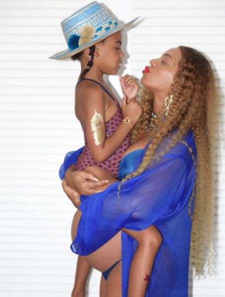 Photo of Beyonce junto a su hija Blue Ivy