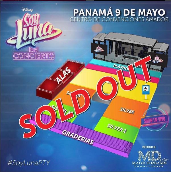 Photo of Sold Out para el concierto de ‘Soy Luna’ en Panamá