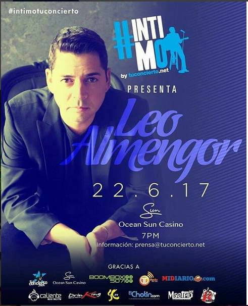Photo of Esta noche el cantante Leo Almengor estará en #intimoTuConcierto