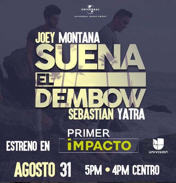 Photo of “Suena El Dembow” de Joey Montana en estreno en Primer Impacto