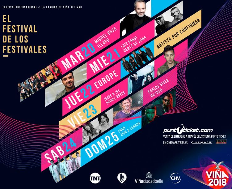 Photo of Festival Internacional de la Canción de Viña del Mar 2018