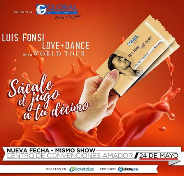 Photo of Promo en boletos para concierto de Luis Fonsi en Panamá