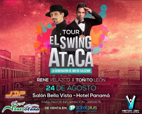 Photo of Concierto de» El Tour de Swing Ataca» en Panamá