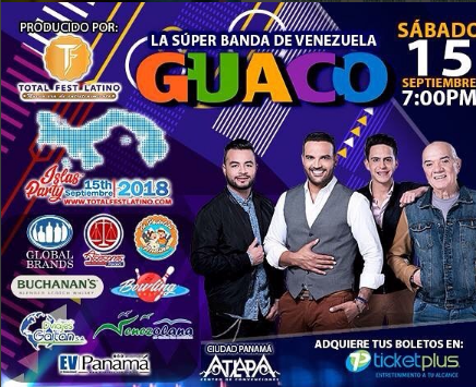 Photo of En Panamá el concierto de «Guaco»