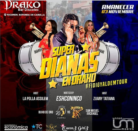 Photo of La Súper Dianas en Drako en Panamá