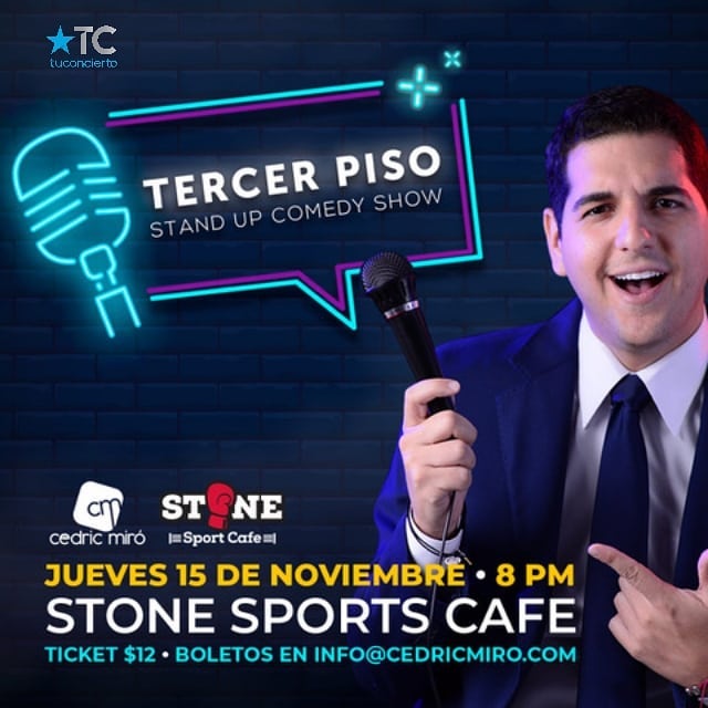 Photo of ‘Cedric Miró’ presenta el Stand Up Comedy Tercer Piso