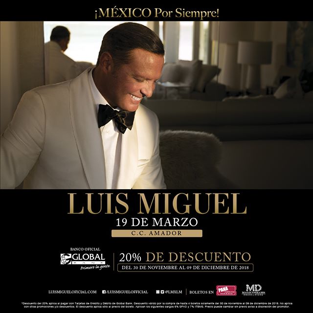 Photo of Pre-venta para el concierto de Luis Miguel en Panamá