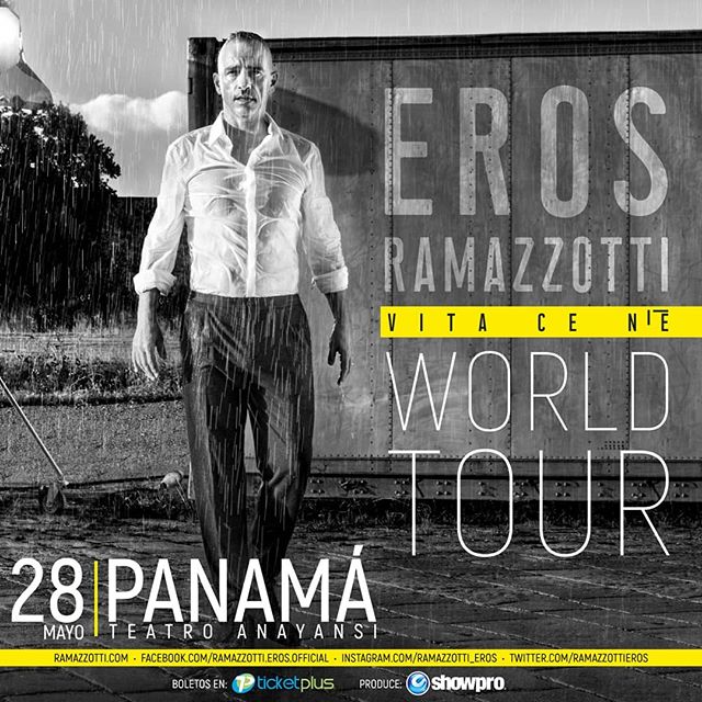 Photo of Confirmado concierto de Eros Ramazzotti en Panamá