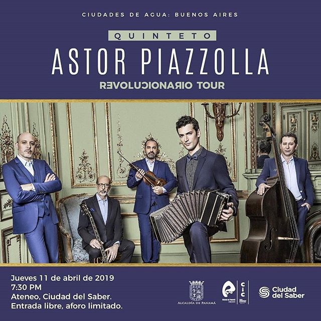 Photo of Concierto de «Quinteto Astor Piazzolla» en Panamá