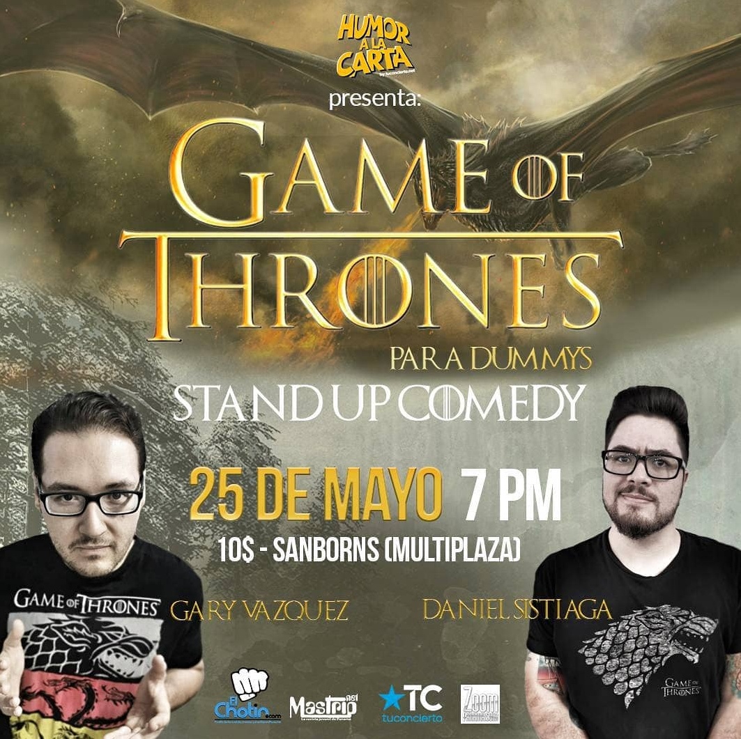 Photo of Esta noche Humor a la Carta presenta ‘Game of Thrones para Dummys’