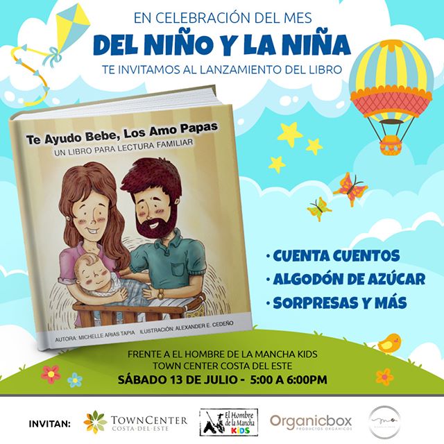 Photo of Lanzamiento del libro “Te ayudo Bebe, Los Amo Papas”