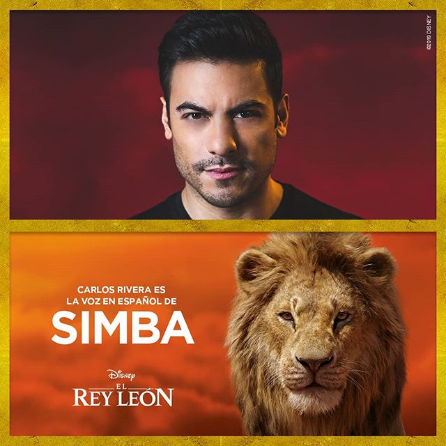 Photo of Carlos Rivera será la voz de Simba en ‘El Rey León’ versión doblada al español