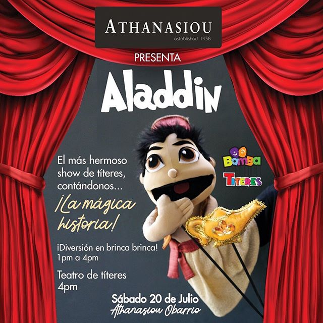 Photo of ‘Aladdin’ en Bamba Títeres