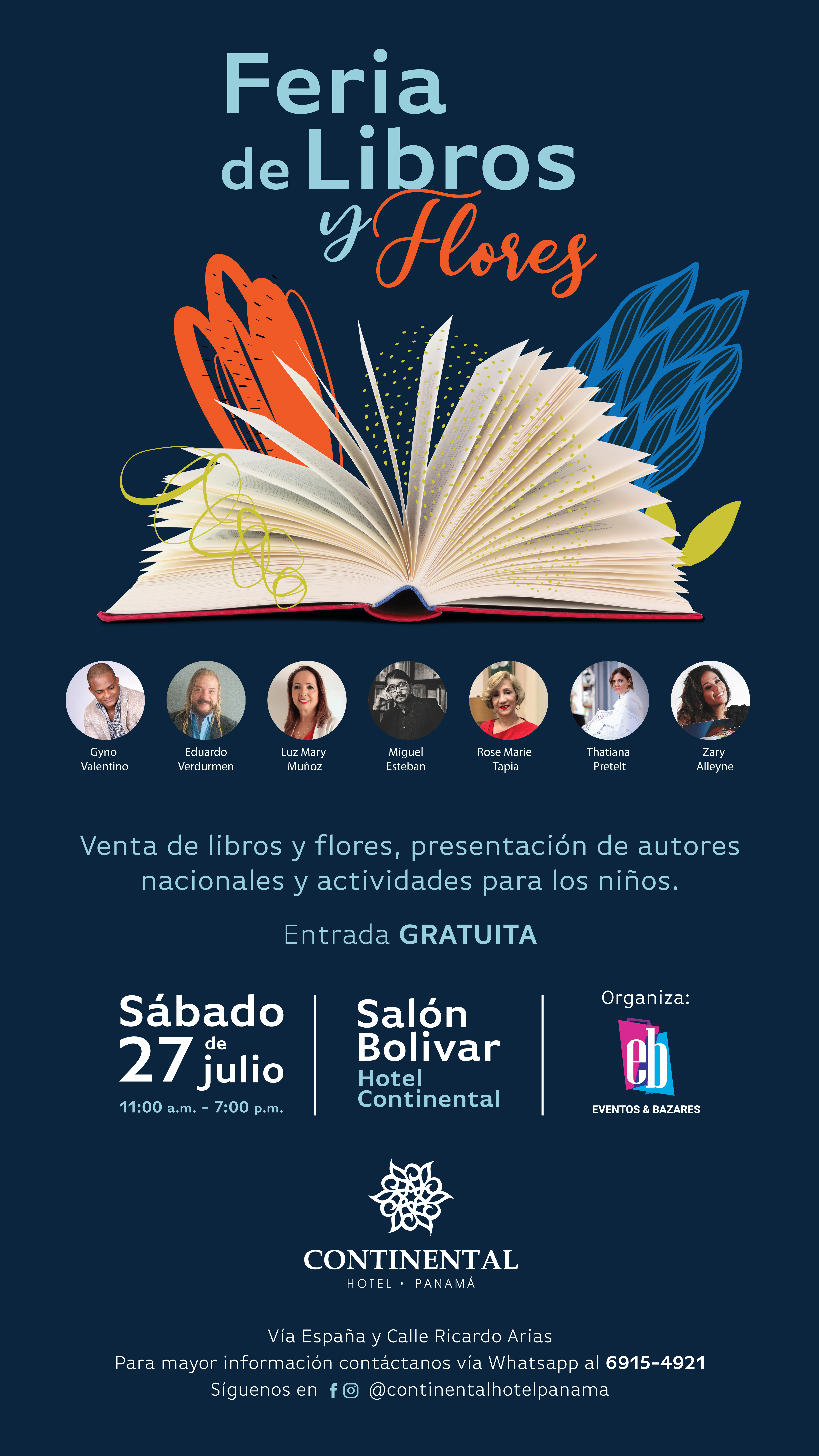 Photo of Panamá presenta la 1era. Feria de libros y flores con acceso totalmente gratis