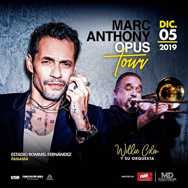Photo of Marc Anthony  & Willie Colón y su orquesta estarán en concierto en Panamá el próximo 05 de diciembre
