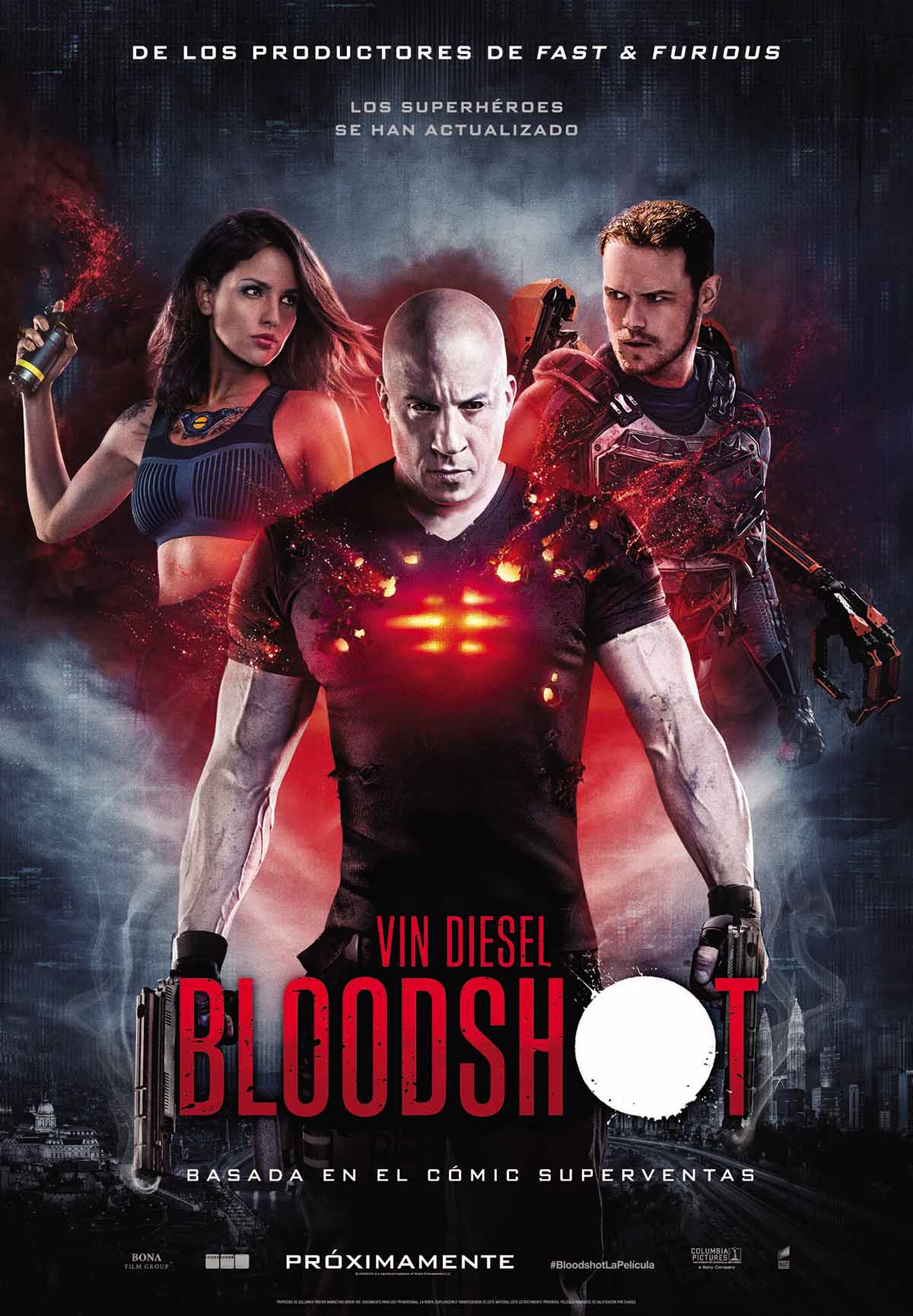 Photo of ¡Atención fanáticos del cine! nuevo póster oficial de ‘Bloodshot’ con Vin Diesel y Eiza González