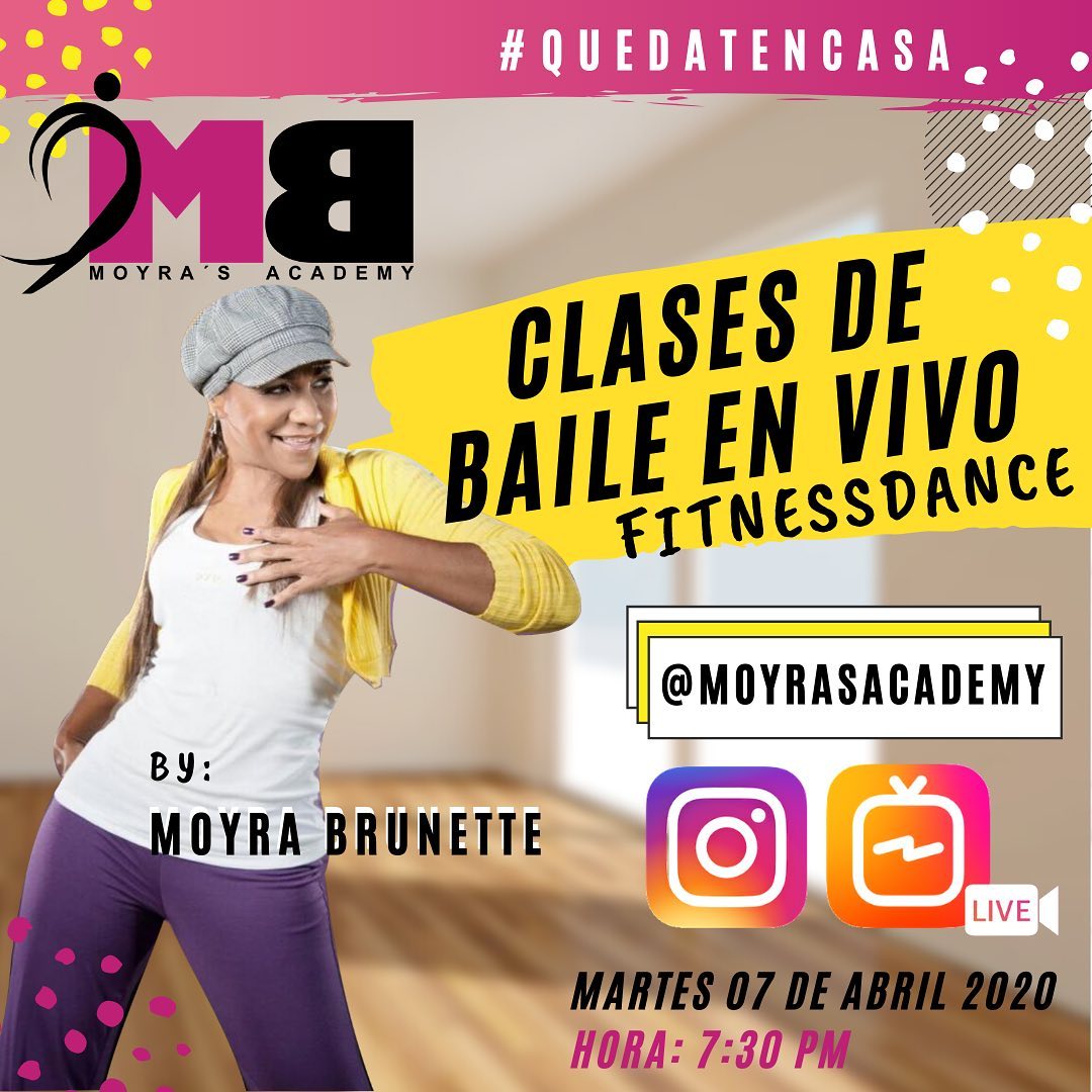 Photo of La academia de baile «Moyra’s Academy» presenta ‘Clases de Bailes en Vivo’