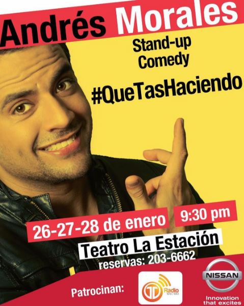 Photo of Stand-up comedy #QueTasHaciendo de Andrés Morales