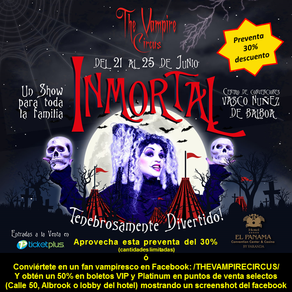 Photo of Regresa a Panamá The Vampire Circus.