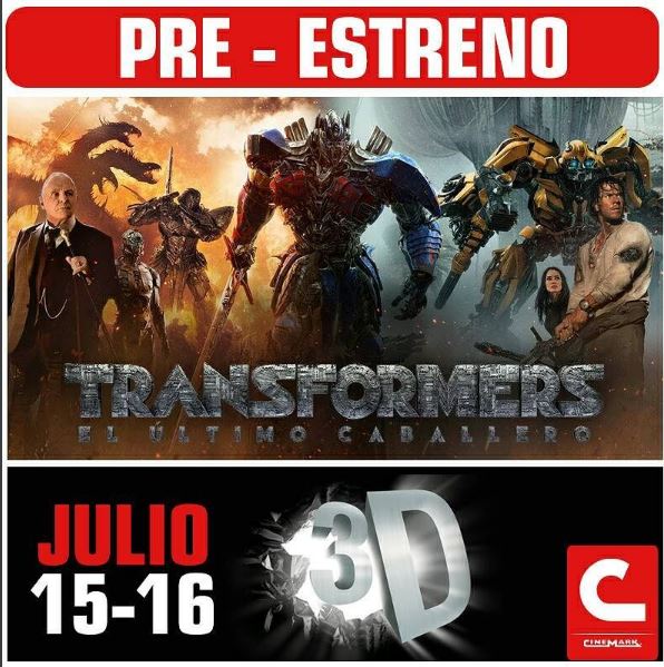 Photo of Pre- estreno de ‘Transformers 5: El último caballero’