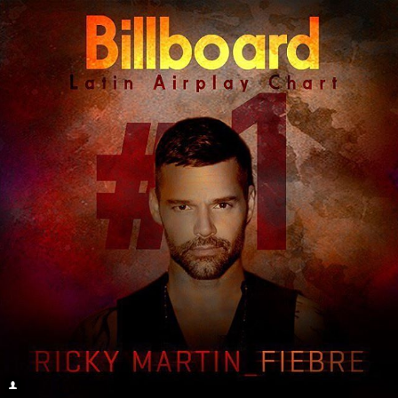 Photo of Ricky Martin con fiebre encabeza lista «Latin Airplay Billboard»
