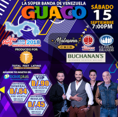 Photo of La súper banda de Venezuela «Guaco» llega a Panamá