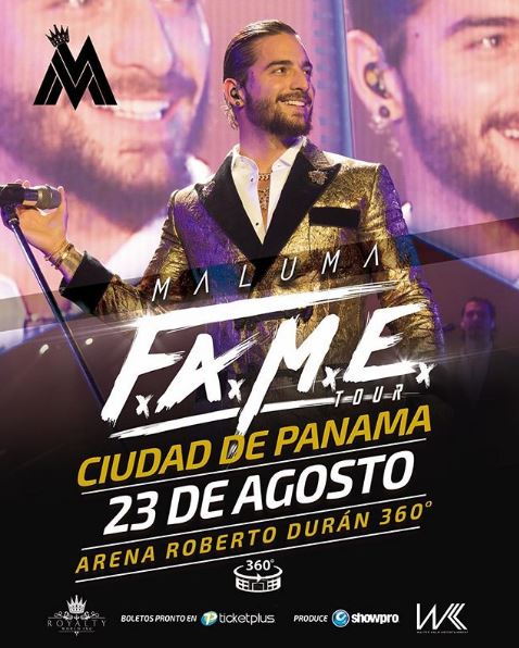 Photo of Maluma presentara en Panamá su tour F.A.M.E.