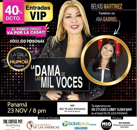 Photo of Descuento al 40% para «La Dama de mil voces» en Panamá