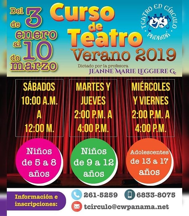 Photo of Teatro en Círculo presenta ‘Curso de Teatro 2019’