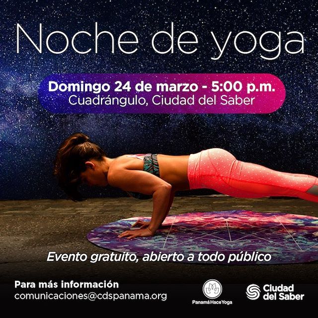 Photo of Panamá te invita a “Noche de yoga”