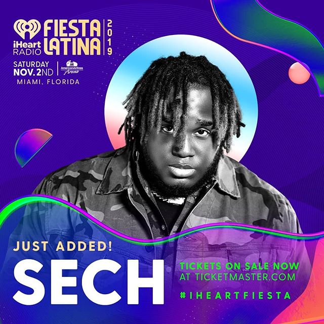 Photo of ¡Confirmado! Sech será parte de la Fiesta Latina 2019 de iHeart Radio en Miami