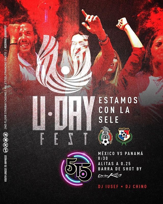 Photo of Este martes 15 de octubre la emoción del fútbol llega a la disco 5to5 con el ‘U Day Fest’