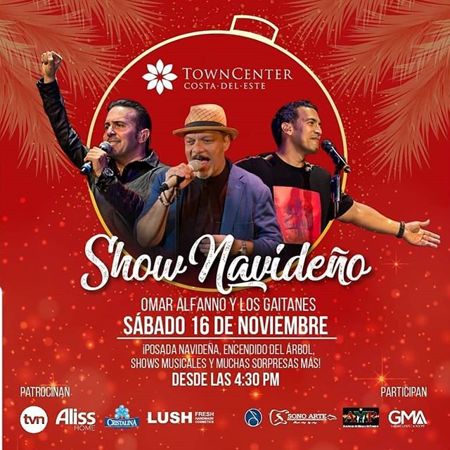 Photo of Town Center presenta ‘Show Navideño’ con la presentación de Omar Alfanno y Los Gaitanes
