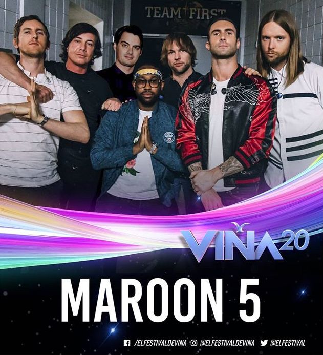 Photo of ¡Confirmado! Maroon 5 para el Festival de Viña 2020