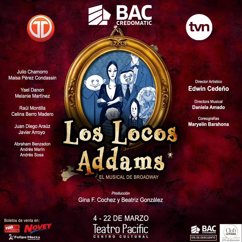 Photo of La Comedia Musical de Broadway ‘Los Locos Addams’  llega a Panamá