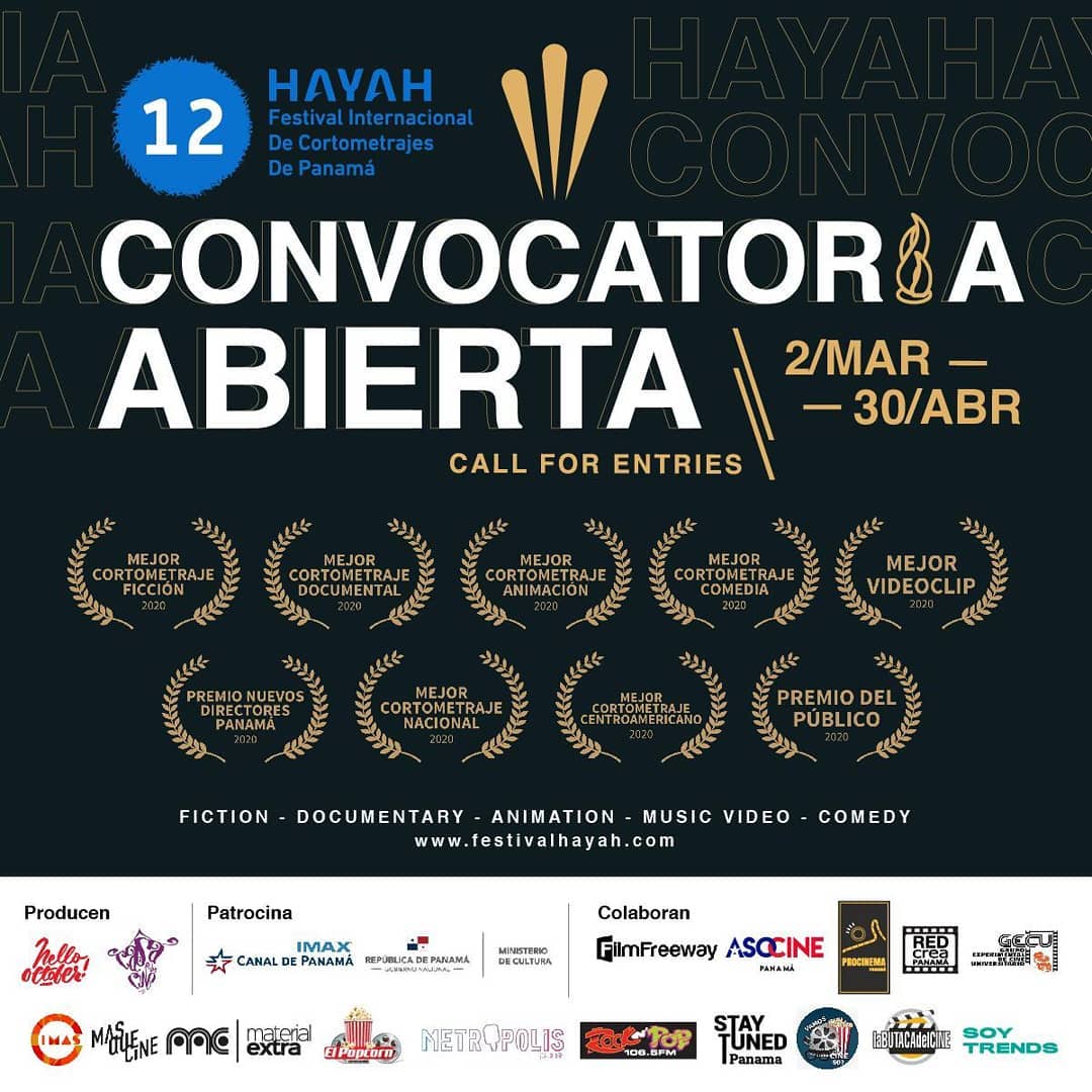Photo of Convocatoria Abierta para el 12 Hayah Festival Internacional de Cortometrajes de Panamá